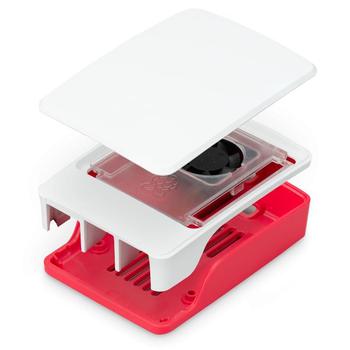 RASPBERRY PI PI5 CASE RED/WHITE (SC1159)