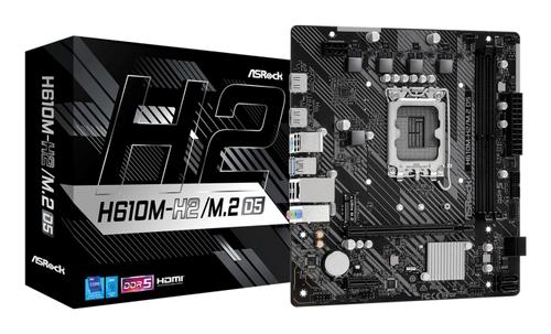 ASROCK H610M-H2/ M.2  D5         1700 mATX               DDR5 retail (90-MXBML0-A0UAYZ)