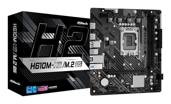 ASROCK H610M-H2/ M.2 D5 DIMM 2 DDR4 CPNT (90-MXBML0-A0UAYZ)