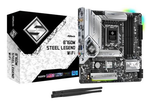 ASROCK Intel B760 Lga 1700 Micro Atx (B760M STEEL LEGEND WIFI)