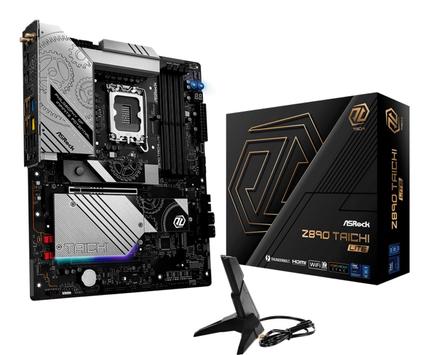 ASRock Z890 Taichi Lite, ATX LGA1851, 4x DDR5, 1x M.2 PCIe 5.0, 2x Thunderbolt 4, 2.5GbE + 5GbE LAN, Wi-Fi 7 320MHz (90-MXBPQ0-A0UAYZ)
