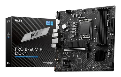 MSI Pro B760M-P Ddr4 Motherboard (911-7E02-006)