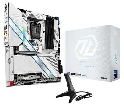 ASROCK Z890 TAICHI AQUA Hovedkort LGA 1851, ATX, DDR5, 2 x PCI-Express 5.0, 6x M.2 (90-MXBPL0-A0UAYZ)