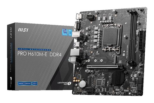 MSI Pro H610M-E Ddr4 Motherboard (911-7D48-007)