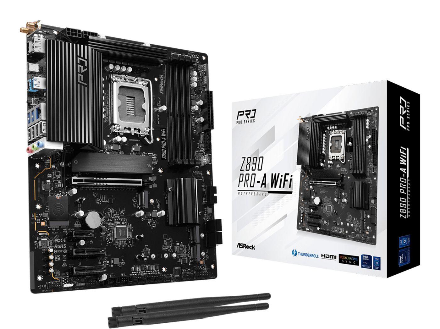 ASRock Z890 PRO-A WIFI Hovedkort