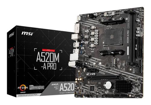 MSI A520M-A Pro Motherboard Amd  (911-7C96-001)
