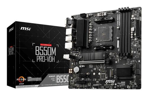 MSI B550M Pro-Vdh Motherboard Amd  (911-7C95-017)