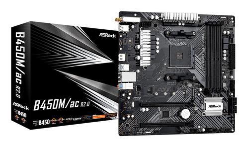 ASROCK Amd B450 Socket Am4 Micro Atx (B450M/AC R2.0)