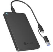 ICY BOX 2.5" SATA enclosure, USB 3.2 Gen 2, toolless, black