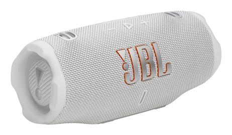 JBL Charge 6 Trådløs bluetooth høyttaler (hvit) Bærbar bluetooth-høyttaler med powerbank,  vann-/ støvtett,  28 timers batteri, Auracast (JBLCHARGE6WHT)