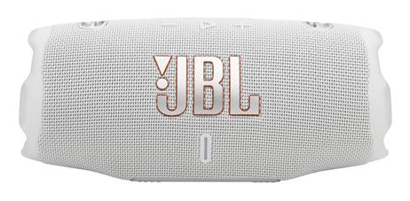 JBL Charge 6 Trådløs bluetooth høyttaler (hvit) Bærbar bluetooth-høyttaler med powerbank,  vann-/ støvtett,  28 timers batteri, Auracast (JBLCHARGE6WHT)