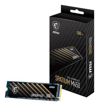MSI SSD MSI SPATIUM M450 PCIe NVMe M.2 500GB V1 (SPATIUM M450 PCIe 4.0 NVMe M.2 500G)