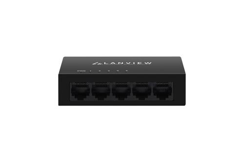 LANVIEW Unmanaged 5 port Switch  (LVN-DESK-5PORT-1G)