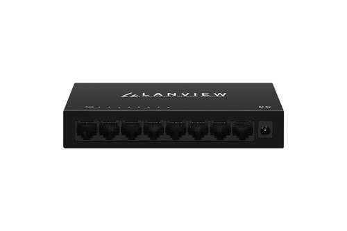 LANVIEW Unmanaged 8 port Switch  (LVN-DESK-8PORT-1G)