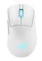 ASUS ROG Keris II Origin Trådløs Gamingmus (hvit) Bluetooth 5.1, RF 2.4GHz, 42000DPI, 65g (90MP04A0-BMUA10)