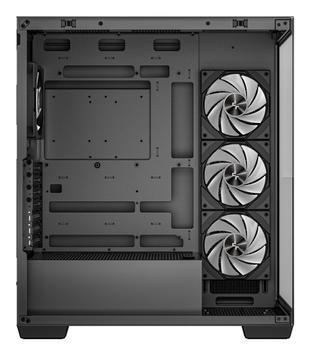 Deepcool CG580 4F Mid Tower Black, ATX, 4 ARGB-vifter (R-CG580-BKADA4-G-1)