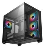 Deepcool CG530 4F Mid Tower svart ATX-kabinett med 4 ARGB-vifter (R-CG530-BKADA4-G-1)