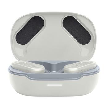 JBL Endurance Peak 3 - True wireless-hörlurar med mikrofon - öronknopp - montering bakom nacken - Bluetooth - vit (JBLENDURPEAK3WT)