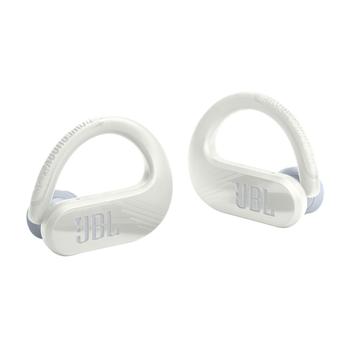 JBL Endurance Peak 3 - True wireless-hörlurar med mikrofon - öronknopp - montering bakom nacken - Bluetooth - vit (JBLENDURPEAK3WT)