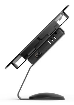 COMPULOCKS Galaxy Tab A8 10.5" Space Enclosure Core Counter Stand or Wall Mount Plus Hub - Monteringssats (väggfäste,  hölje, ställ) - för surfplatta - puderbelagd metall - svart - skärmstorlek: 10.5" - monterbar (111B105GA8SBH01)