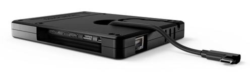 COMPULOCKS Galaxy Tab A8 10.5" Space Enclosure Core Counter Stand or Wall Mount Plus Hub - Monteringssats (väggfäste,  hölje, ställ) - för surfplatta - puderbelagd metall - svart - skärmstorlek: 10.5" - monterbar (111B105GA8SBH01)