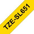 TZeSL651 tape Black on Yellow 24mm