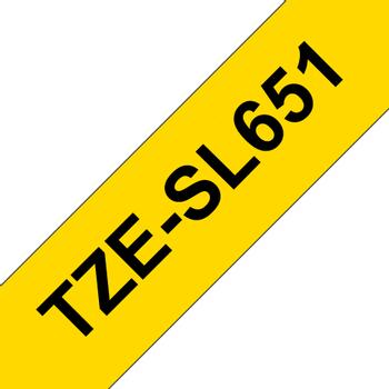 BROTHER TZeSL651 tape Black on Yellow 24mm (TZESL651)