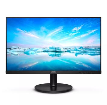 PHILIPS V-line 241V8L - LED-monitor - 24" (23.8" zichtbaar) - 1920 x 1080 Full HD (1080p) @ 75 Hz - VA - 250 cd/m˛ - 3000:1 - 4 ms - HDMI, VGA - textuurzwart (241V8L/00)