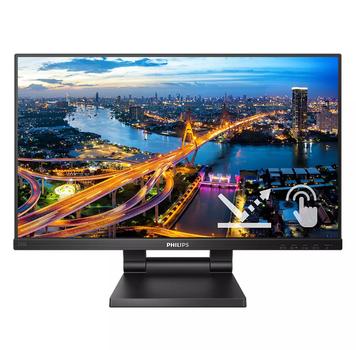 PHILIPS B Line 242B1TC - LED monitor - 24" (23.8" viewable) - touchscreen - 1920 x 1080 Full HD (1080p) @ 75 Hz - IPS - 250 cd/m² - 1000:1 - 4 ms - HDMI, VGA, DisplayPort - speakers - black texture (242B1TC/00)