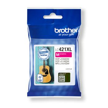 BROTHER LC421XLM - High Yield - magenta - original - ink cartridge - for Brother DCP-J1140DW,  MFC-J1010DW,  MFC-J1012DW (LC421XLM)