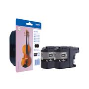 BROTHER Black Inkjet Cartridge Twin Pack