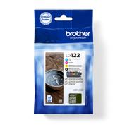 Brother LC422 Value Pack - 4-pack - svart, gul, cyan, magenta - original - blekkpatron