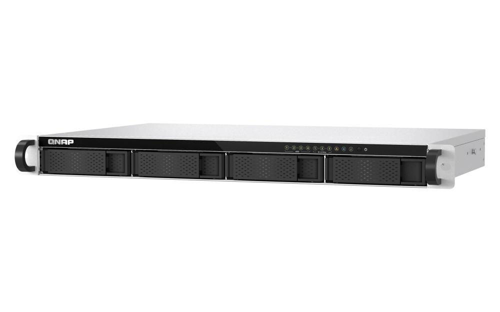 QNAP - 1U 4-bay 3.5" SATA+3 x E1.S/PCIe M.2