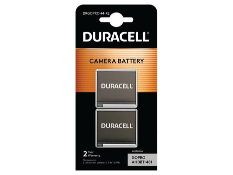 DURACELL Camera Battery - Replaces  (DRGOPROH4-X2)
