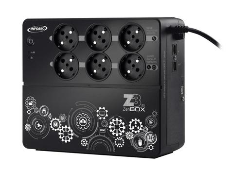 Infosec ZENERGY BOX 500VA UPS OFFLINE (66074)