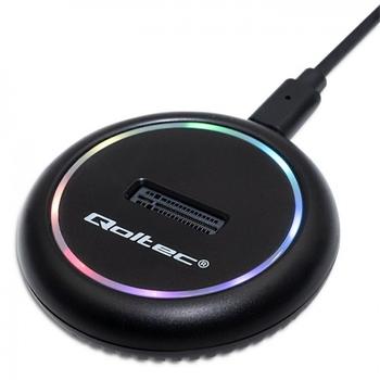 QOLTEC M.2 SSD drive docking    station, SATA (52275)