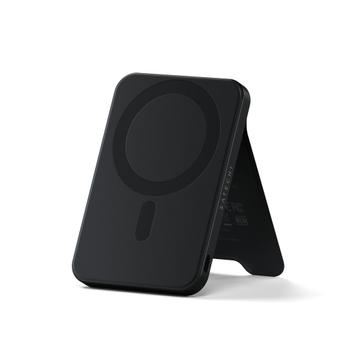 SATECHI Qi2 Magnetic Powerbank With Stand 5000mAh Svart (ST-B5Q2SK)