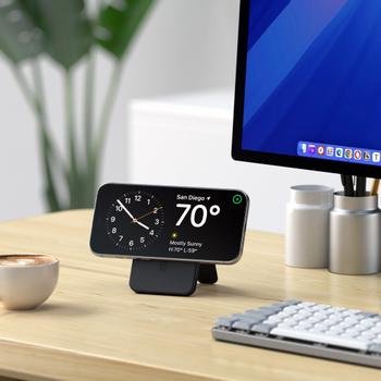 SATECHI Qi2 Magnetic Powerbank With Stand 5000mAh Svart (ST-B5Q2SK)