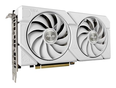 ASUS Dual GeForce RTX 4070 SUPER EVO 12GB - Graphics card - GeForce RTX 4070 Super - 12 GB GDDR6X - PCIe 4.0 - HDMI, 3 x DisplayPort - white (90YV0KC9-M0NA00)