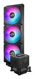 ASUS ROG RYUJIN III 360 ARBG EXTREME AiO Liquid Cooler w. 3.5"" LCD, Asetek Emma Gen8 V2 pump (90RC0131-M0EAY0)