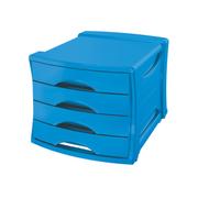 ESSELTE Förvaringsbox Europost 4 Lådor Blå 