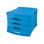 ESSELTE Förvaringsbox Europost 4 Lådor Blå 