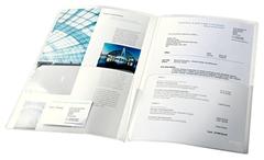 ESSELTE Folder Twin A4 Clear Bag of 5