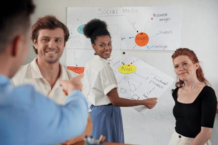 NOBO modulært whiteboardtavle 45x45cm (1915655)