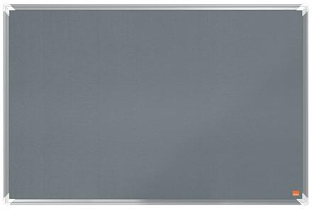 NOBO Premium Plus Grey Felt Noticeboard Aluminium Frame 900x600mm 1915195 DD (1915195)
