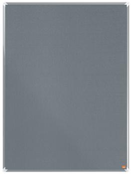 NOBO Premium Plus Grey Felt Noticeboard Aluminium Frame 600x450mm 1915194 DD (1915194)