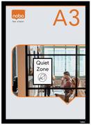 NOBO itseliimautuva A3-magneettikehys, 2kpl, musta