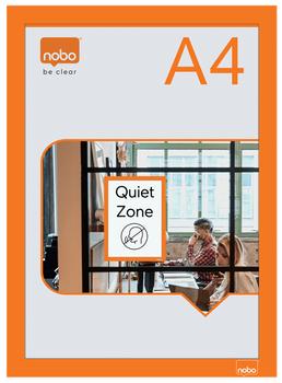 NOBO Magnetramme Nobo selvkl A4 orange (2) (1915695)