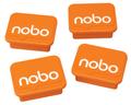 NOBO Whiteboard Magneter Nobo Orange Pakke/4