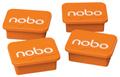 NOBO Whiteboard Magneter Nobo Orange Pakke/4 (1905327*10)